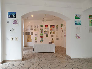 Die Jahresausstellung der Gruppe „Kinder und Jugendliche zeichnen mit Nina Werzhbinskaja-Rabinowich", Oktober 2020