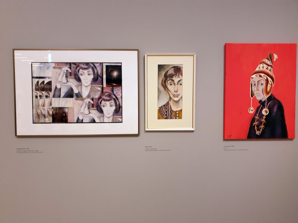 Три автопортрета Нины Вержбинской-Рабинович на выставке в Государственной галереи Нижней Австрии